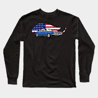 Plymouth Barracuda USA Print Long Sleeve T-Shirt